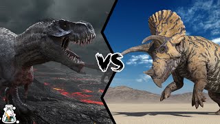 Tyrannosaurus Rex VS Triceratops  Who Would Win In A Fight [upl. by Ive]