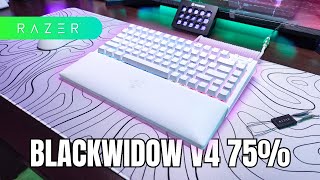 RAZER BlackWidow V4 75 Unboxing🐍 [upl. by Buderus]