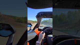 Lamborghini Aventador SVJ Roadster Driving POV [upl. by Skell882]