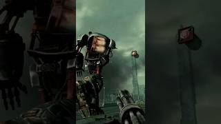 The Lone Wanderer And Liberty Prime March Towards The Jefferson Memorial fallout fallout3 gaming [upl. by Fitz84]