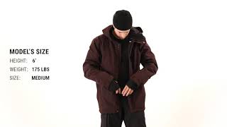 Volcom TDS 2L GoreTex Snowboard Jacket Fit Review  Tactics [upl. by Esinyt]