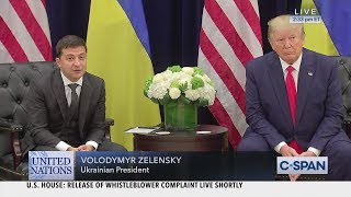 President Trump meets with Ukrainian President Volodymyr Zelensky [upl. by Aratahs]