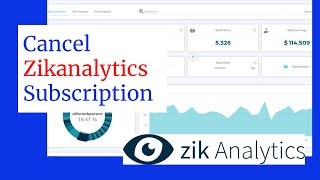 How to Cancel Zik Analytics [upl. by Yesac480]