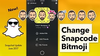 How to Edit Bitmoji on Snapcode amp Change Outfit in Snapchat [upl. by Ateuqram]