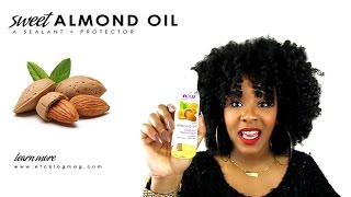 NATURAL HAIR  Sweet Almond for Natural Hair Growth amp Repair [upl. by Corry57]