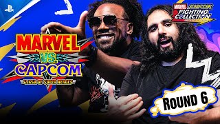 Marvel vs Capcom Fighting Collection Arcade Classics  Xavier Woods vs Esfand Round 6  PS4 [upl. by Atteiram]