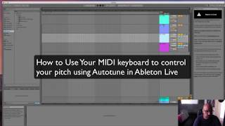 How to use MIDI to Control Pitch in Autotune and Ableton Live [upl. by Allenotna]