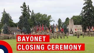 7th Infantry Division  Week of the Bayonet Closing Ceremony [upl. by Maure]