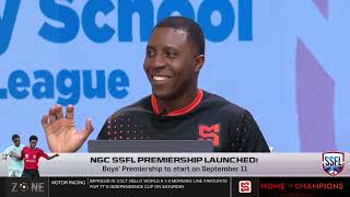 National Gas Company Secondary School Football League Premiership launched  SportsMax [upl. by Eimar817]