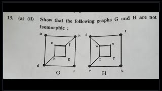 Isomorphism or not problem in Tamilgraph theory and applicationsdiscrete mathematics [upl. by Enitsuj]