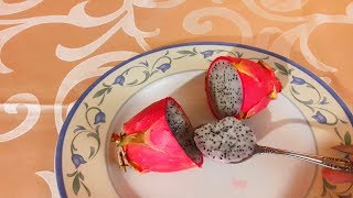 COMO COMER LA FRUTA DEL DRAGÓN O PITAHAYA [upl. by Bonnes]