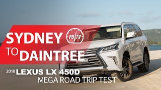 2018 Lexus LX 450d review Sydney to Daintree road trip test POV [upl. by Sirmons34]