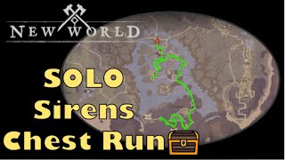 SIRENS STAND SOLO Elite Chest Run  New World [upl. by Eidnar693]