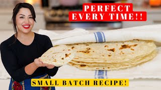 Mexican Food Recipe Easiest Method for Homemade FLOUR TORTILLAS from Scratch Perfect Every time [upl. by Arrakat]