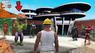 Franklin amp Avengers Upgareding And Repairing Franklin s House In GTA 5 [upl. by Thad468]