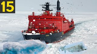 Top 15 Most POWERFUL Icebreaking Ships [upl. by Nnayram649]