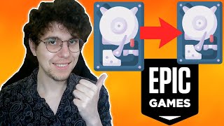 How To Move Epic Games To Another Drive [upl. by Hanako]