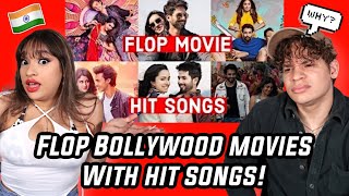 Waleska amp Efra react to Flop Bollywood Movies That Have Hit Songs [upl. by Kacerek]