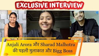 Anjali Arora Sharad Malhotra Exclusive Interview On New Song Ghafil Bigg Boss OTT 2 Elvish Fukra [upl. by Eibbil]