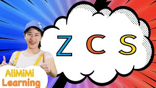 Learn Chinese Alphabet Part 6⎮Pinyin Initial Consonants 2021⎮zcs Song⎮zcs 歌⎮声母表⎮汉语拼音 声母歌 [upl. by Enymsaj994]