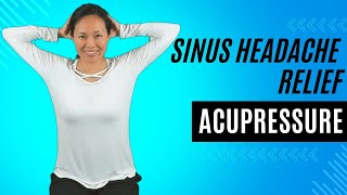 Sinus Headache Relief with 6 Acupressure Points amp A Handy Tool [upl. by Merridie]