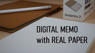 RoWrite 2 Digital Writing Pad with REAL PAPER Unboxing [upl. by Yltsew]