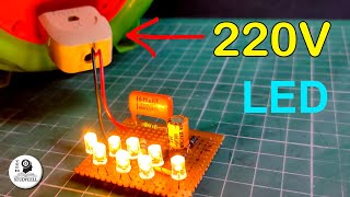 How to connect LED with 220V AC circuit with Calculations [upl. by Peckham800]