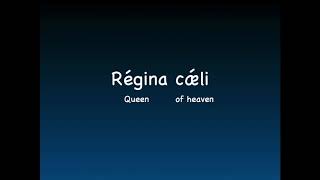 Regina Caeli Latin Pronunciation [upl. by Schear]