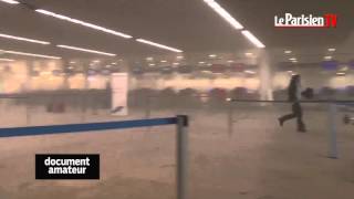 Attentat à laéroport de Bruxelles  les images juste après lexplosion [upl. by Amikat]