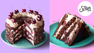 Delicious Black Forest Cake Recipe  The Scran Line [upl. by Forsta]