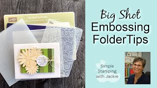 The Ultimate Big Shot Sandwich Guide For Embossing Folders [upl. by Enilasor675]