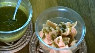 Salsa verde con epazoteRecetas de LuzMa [upl. by Lipski163]