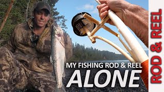 Bushcraft Fishing Rod and Reel  ALONE Season 8 [upl. by Natsuj]