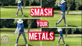 FAIRWAY wood Swing Lesson GOLF swing Basics SMASH your metals GOLF FAIRWAY WOOD SWING [upl. by Euqnimod]