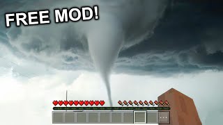 How to make a tornado in Minecraft 1201 Mod [upl. by Nivri126]