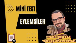 Eylemsi Fiilimsi Soru Çözümü [upl. by Kinemod]