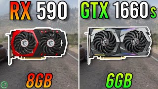 RX 590 vs GTX 1660 Super  Any Difference [upl. by Aicenav]