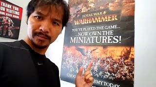 PrinceofMacedon visits a Warhammer Store Games Workshop [upl. by Ariaic]