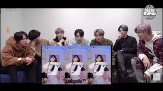 BTS reaction Pota pota copines Tiktok [upl. by Elleiand]