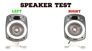 EASIEST Left and Right speaker test 1 [upl. by Charmain]