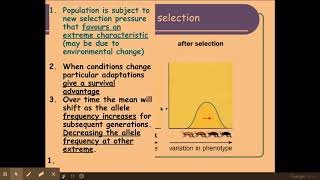 612 Patterns of inheritance e Stabilising and Directional selection [upl. by Aracahs458]