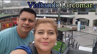 Visitando Larcomar mall de Lima Perú Único mall con vista al océano Pacífico [upl. by Icyaj]