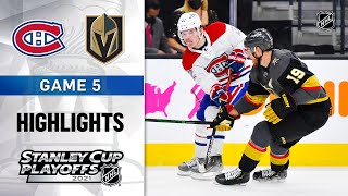 Semifinals Gm 5 Canadiens  Golden Knights 62221  NHL Highlights [upl. by Yarezed650]