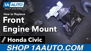 How to Replace Front Engine Mount 0611 Honda Civic [upl. by Tessil867]