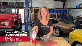 Quick and Easy Way to Clean Carburetors With Emily Reeves [upl. by Nagard]