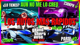 GTA5  LOS COCHES MÁS RÁPIDOS de GTA 5 ONLINE 2023  CLAS SUPER 2 ¿Cual es el auto mas rápido gta [upl. by Lipkin737]