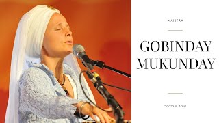 GOBINDAY MUKUNDAY  Guru Gaitri Mantra  PROSPERIDAD ✅ Mantra de Kundalini Yoga · Snatam Kaur [upl. by Yllor]