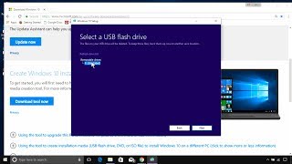 How to make a Windows 10 bootable USB drive [upl. by Nnairak]