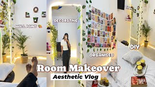 EXTREME room makeover Pinterest inspired  Sheetal Singh [upl. by Nosinned]