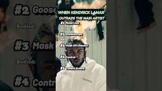 When a Kendrick Lamar Feature Outraps the Main Artist kendricklamar [upl. by Bierman]